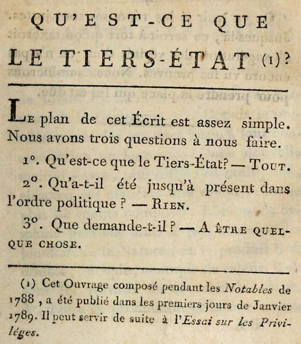 L'idée de « peuple » en politique depuis la Révolution française