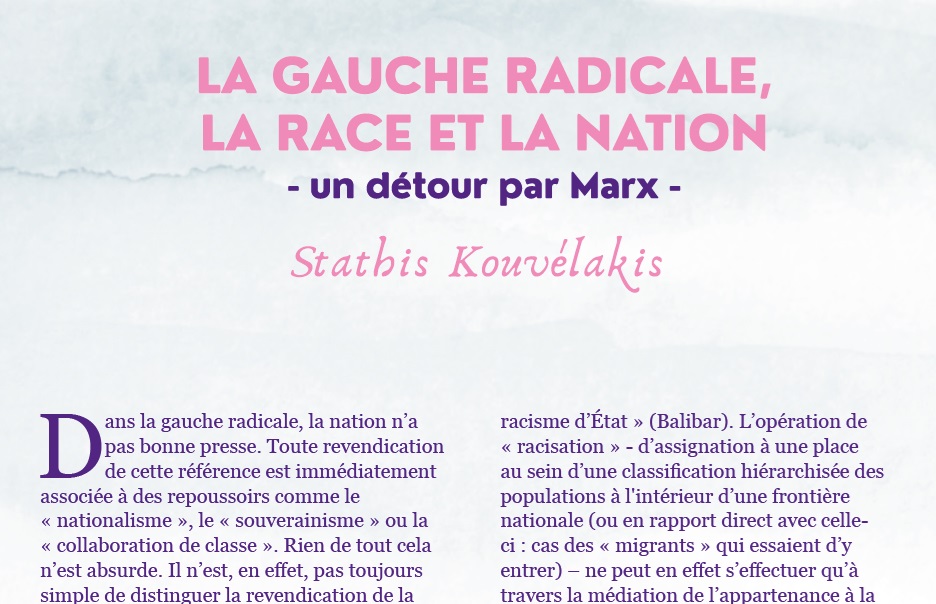 « Ce pays est à nous ». La gauche (de gauche), la nation, le racisme | Stathis Kouvélakis, Julien Théry