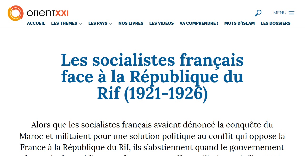 Suprémacisme soft ? Les socialistes français et la domination coloniale, du Maroc à l'Algérie | Thierry Brésillon
